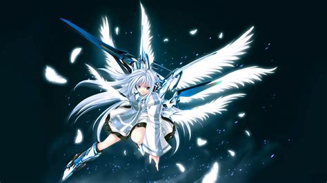 Anime Girl Angel Sky 4k Hd Anime 4k Wallpapers Images Backgrounds