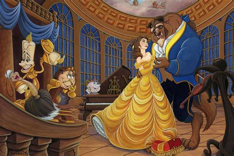 Beauty And The Beast Art Diy Beauty And The Beast Canvas Art Project