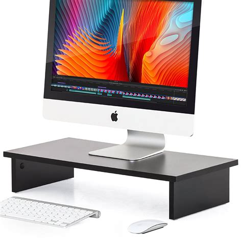 Fitueyes Computer Monitor Stand With Keybroad Storage Space 47 High