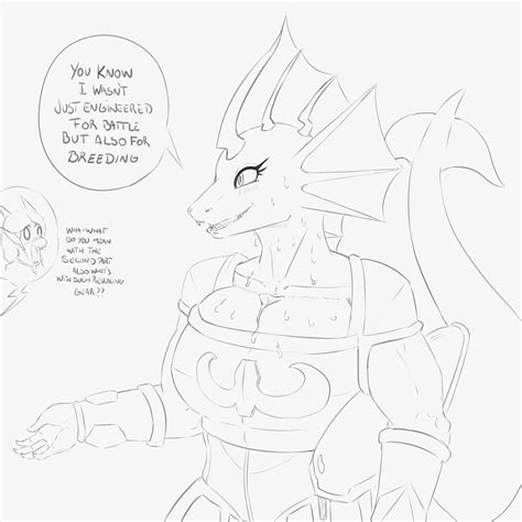 Rule 34 1 1 Anthro Aquatic Dragon Armor Badfidhell Barely Contained Barely Contained Breasts
