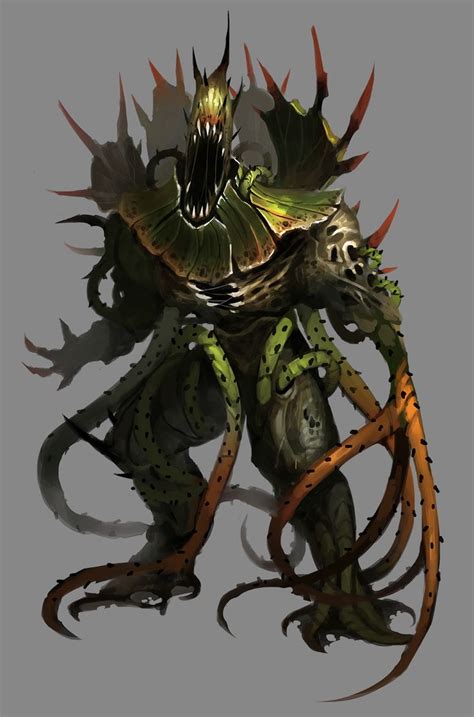 Artstation Nai Ga Creature Concept Art Plant Monster Fantasy