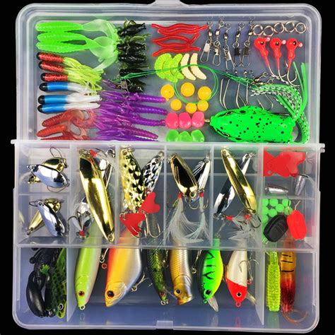 Portable Fishing Tackle Kit Multifunctional Fishing Lure Soft And Hard