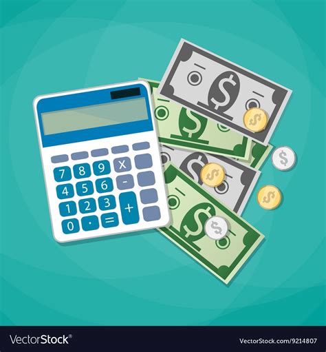 Calculating Costs Design Royalty Free Vector Image