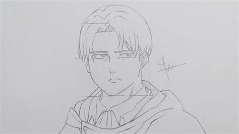 How To Draw Levi Ackerman Step By Step Shingeki No Kyojin Attack