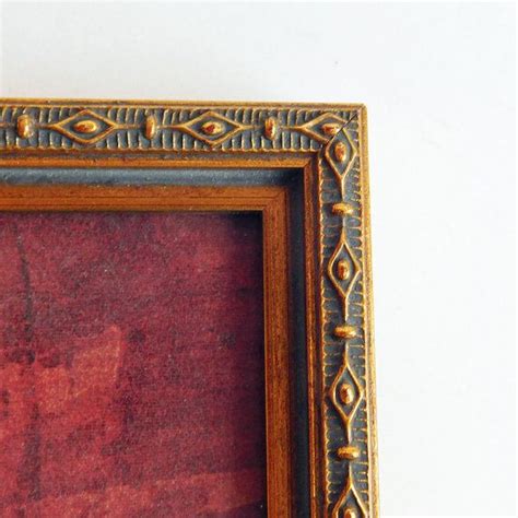Vintage Hollywood Regency Gold Painted Picture Frame 4 X 6 Etsy