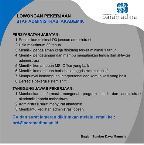 Contoh Iklan Lowongan Pekerjaan Dan Surat Lamarannya - vrogue.co