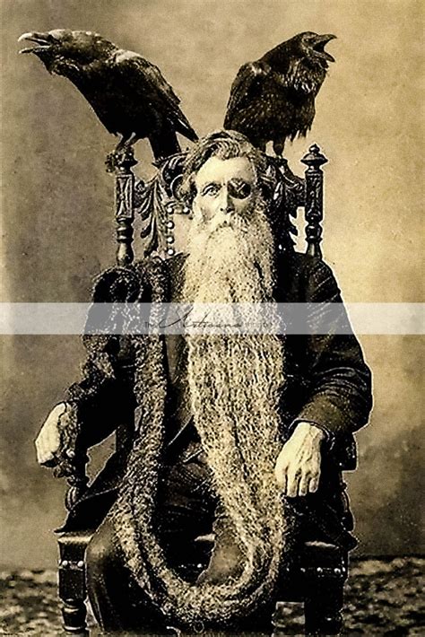 Printable Art Instant Download Norse God Odin Old Man Long Etsy