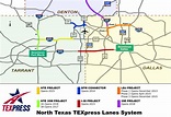 Dallas Tollway Map Dallas Toll Roads Map Texas Usa Texas Toll | Images ...