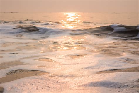 Free Images Sea Morning Soft Wave Sky Sand Beach Ocean Shore