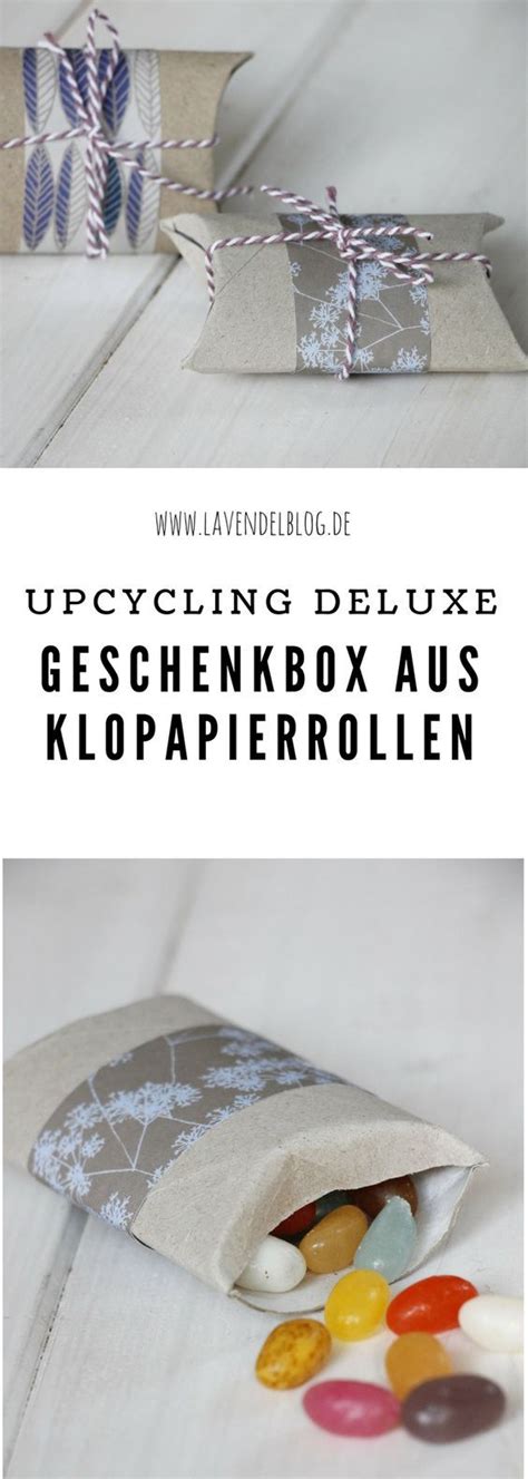 Klorollen geschenkverpackung weihnachten / weihnachtliche verpackungen selber basteln: DIY: Kleine Geschenkverpackung aus Klopapierrolle basteln | Klopapierrollen basteln ...