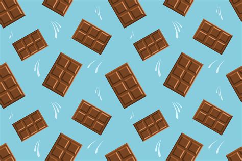 Chocolate Milk Seamless Pattern Design Grafik Von Mizegn · Creative Fabrica