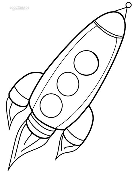 Rocket coloring pages to download and print for free