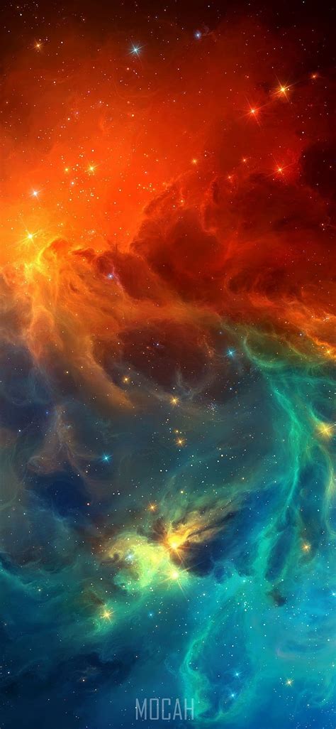 Nebula Outer Space Atmosphere Astronomical Object Orange Apple