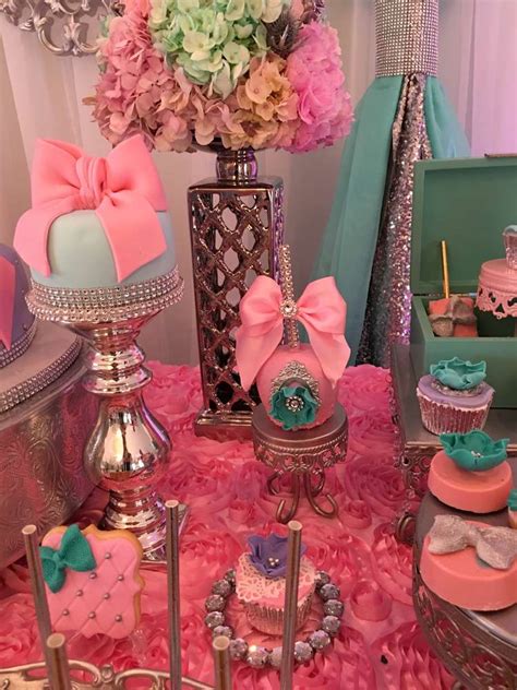 Does anyone have a suggestion for an alternate name for a baby shower other than calling it a baby shower? Teal And Pink Modern Chic Baby Shower - Baby Shower Ideas ...