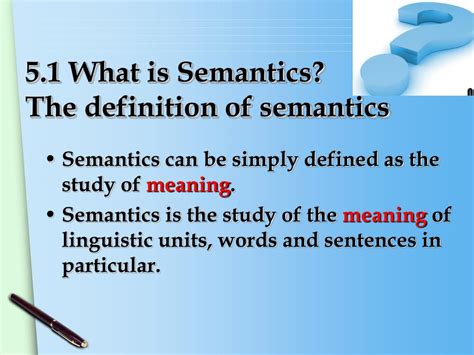 Ppt Chapter 5 Semantics Powerpoint Presentation Free Download Id