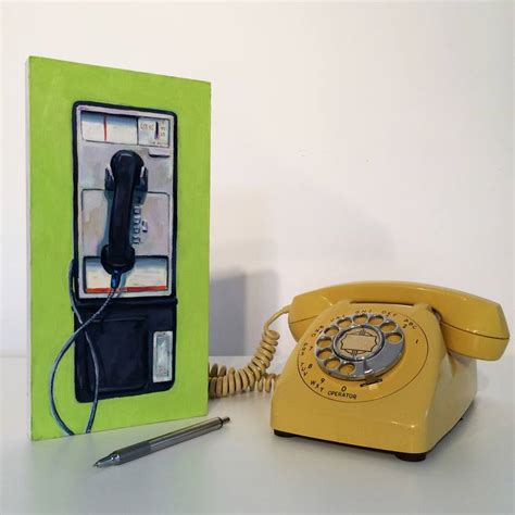 Is Anybody There Payphone Painting By Randy Hryhorczuk Saatchi Art