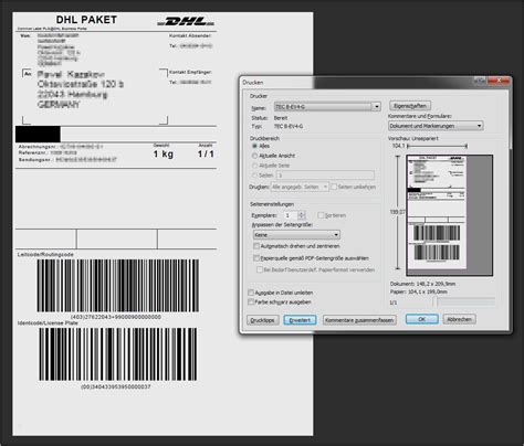 Mit mehr als 360.000 mitarbeitern bietet dhl integrierte services und maßgeschneiderte lösungen für die verwaltung und den transport von briefen, waren und informationen. Paketaufkleber Drucken Vorlage Genial Dhl Label Drucker Und Etiketten format - Magento Training ...