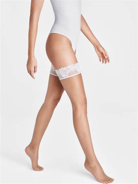Wolford Nude Lace Stay Up