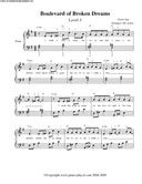 0%0% found this document useful, mark this document as useful. Boulevard Of Broken Dreams - Green Day - PDF Free Piano ...