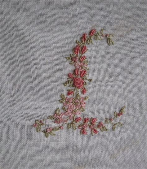 Download and resize however you like. Hand Embroidery Monogram Letter L by Madame Hollyhock