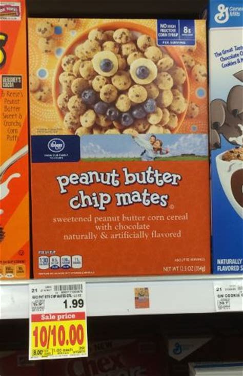 However they may have some kroger bases their coupons sending on how much you spend in their store and what you purchase. Kroger Peanut Butter Chip Mates Cereal ONLY $1.00 (No ...