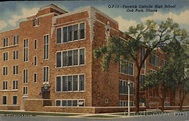 Fenwick Catholic High School Oak Park, IL Postcard