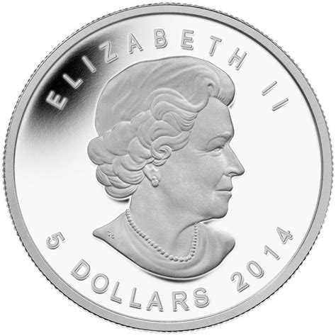 2014 Canadian 5 Five Blessings 1 Oz Fine Silver Coin