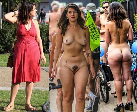 Sex Dressed Undressed Wnbr Girls World Naked Bike Ride Image Sexiz Pix
