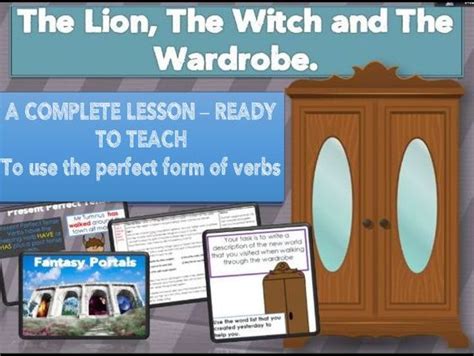 The Lion The Witch And The Wardrobe Complete Lesson Perfect Tenses