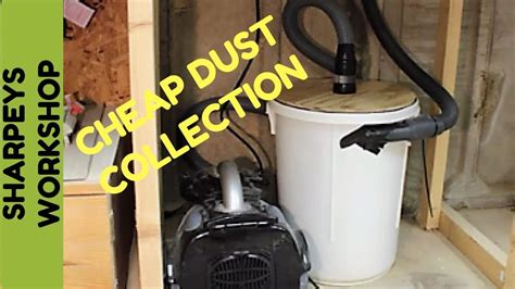 A basic shop vacuum can power a budget dust collection system with parts you can buy off the shelf from your local home center. Cheap DIY dust collector - YouTube