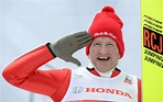 Watch the real-life Eddie the Eagle do his first Olympic-sized jump in ...