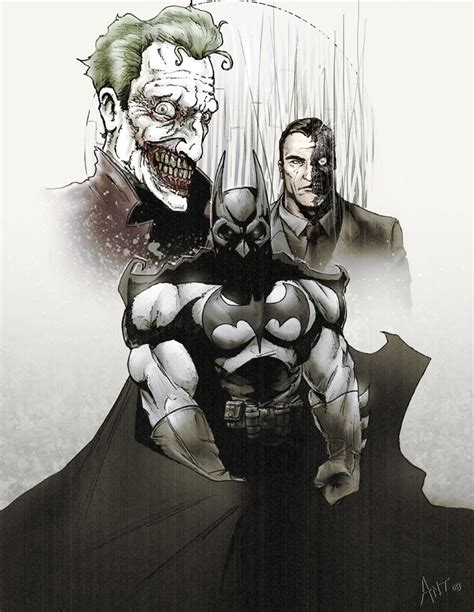 Batman Joker Two Face By Antmanx68 On Deviantart