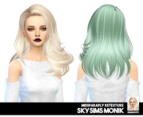 Sims 4 Hairs Miss Paraply Skysims 242 Retextured Hair