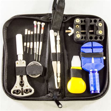 Science Purchase - 13-Piece Watch Repair Tool Kit With Pouch - Walmart.com