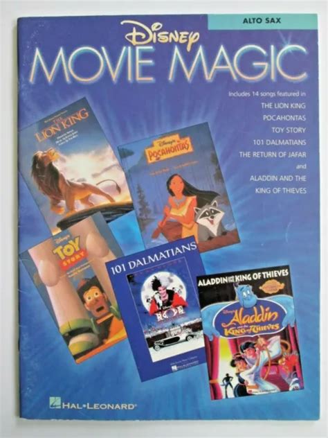 Disney Movie Magic Alto Sax Sheet Music Book Hal Leonard Lion King