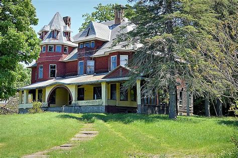 Abandoned Victorian Mansion In Canton Pennsylvania Photograph By Joel E