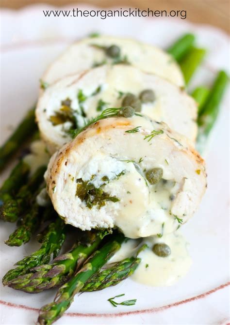 Spinach And Goat Cheese Stuffed Chicken The Organic Kitchen Blog And