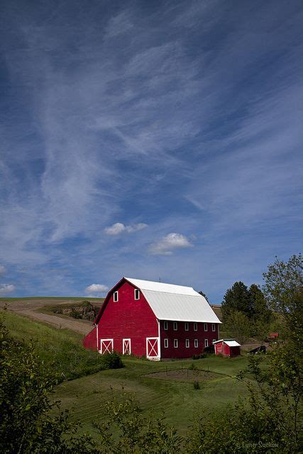 The Red Barn Red Barn Palouse Old Barns