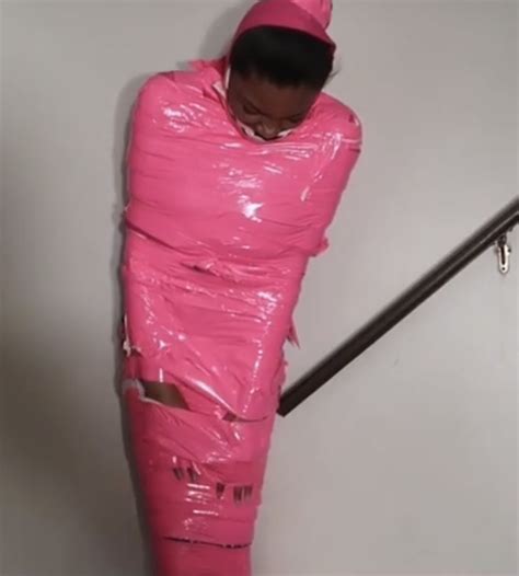 pink tape mummified by wethejay on deviantart