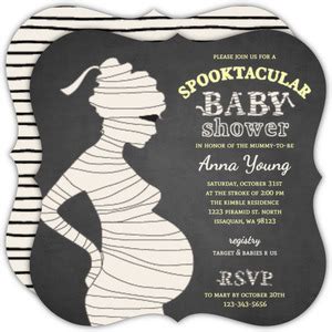Shop halloween baby shower spooky gothic invitation created by galaxydonut. Halloween Baby Shower Invitations - Home Sweet Home ...