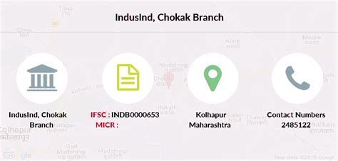Indusind bank limited was established in 1994 and is headquartered in mumbai. IndusInd Chokak IFSC Code INDB0000653