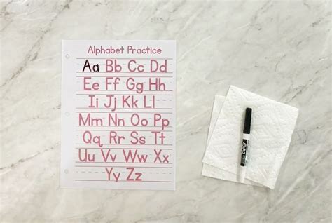 Diy Alphabet Numbers And Shapes Reusable Tracing Board Free Svg