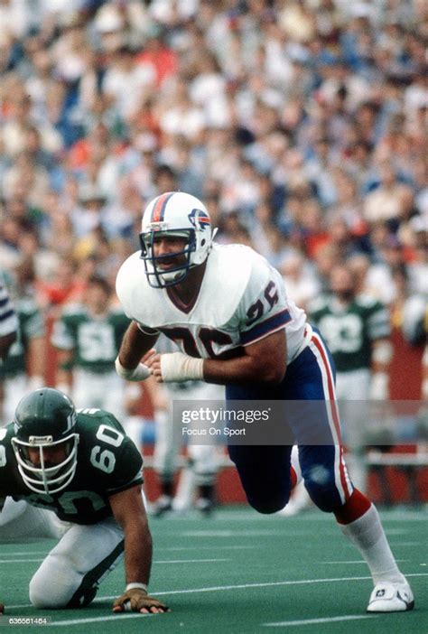 Fred Smerlas Of The Buffalo Bills In Action Against The New York Jets