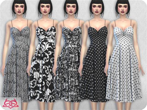 Claudia Dress Recolor 7 By Colores Urbanos Sims 4 Female Clothes