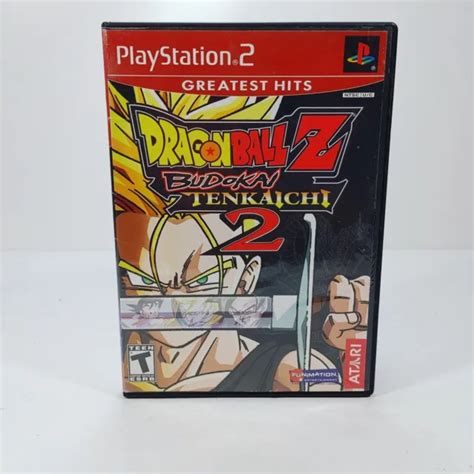 Dragon Ball Z Budokai Tenkaichi 2 Sony Playstation 2 Ps2 2006 No Manual Tested 54 99 Picclick
