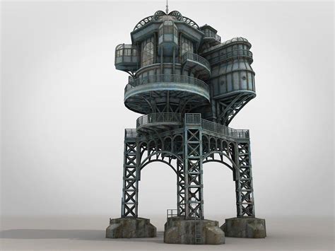Anarchitecturesa Steampunk Gothic Architecture Mixing Reality 3d