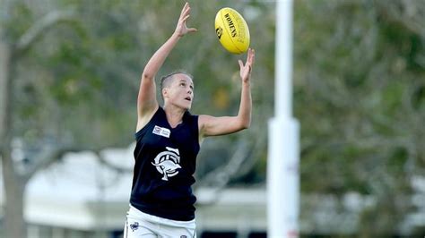 Afl Womens Aflw Emma Zielke Comes From Rugby Heartland To Be The