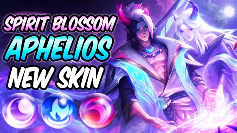 Spirit Blossom Aphelios New Amazing Skin Adc Gameplay Best Build