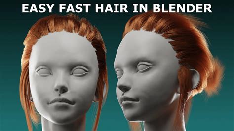 Blender Tutorial Very Easy Hair For Beginners Blendernation Bazaar