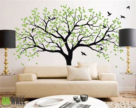 Large Tree Wall Decals Trees Decal Nursery Tree Wall Decals Tree Mural